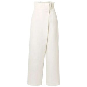 Mara Hoffman Off-White Wide Leg Trousers